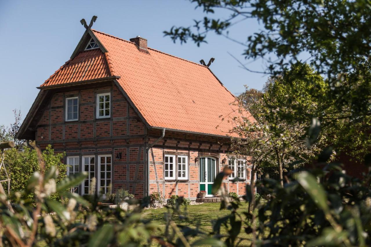 Fachwerk-Ferienhaus, Ruhe Auf Dem Land, Haustiere Willkommen, Leihfahrraeder, 24-7 Check In Kirchlinteln Εξωτερικό φωτογραφία